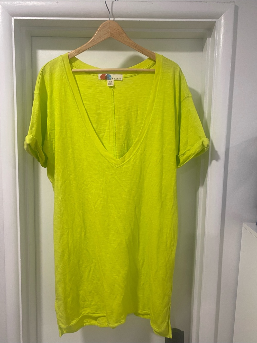 Women’s FP beach oversized T-shirt cover up or dress. Size Medium. NWOT